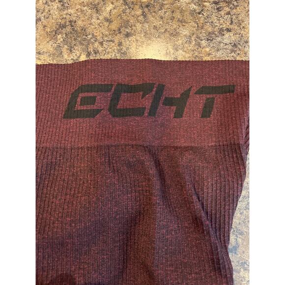 ECHT Small Plum Color Leggings Micro Ribbed - Picture 6 of 8